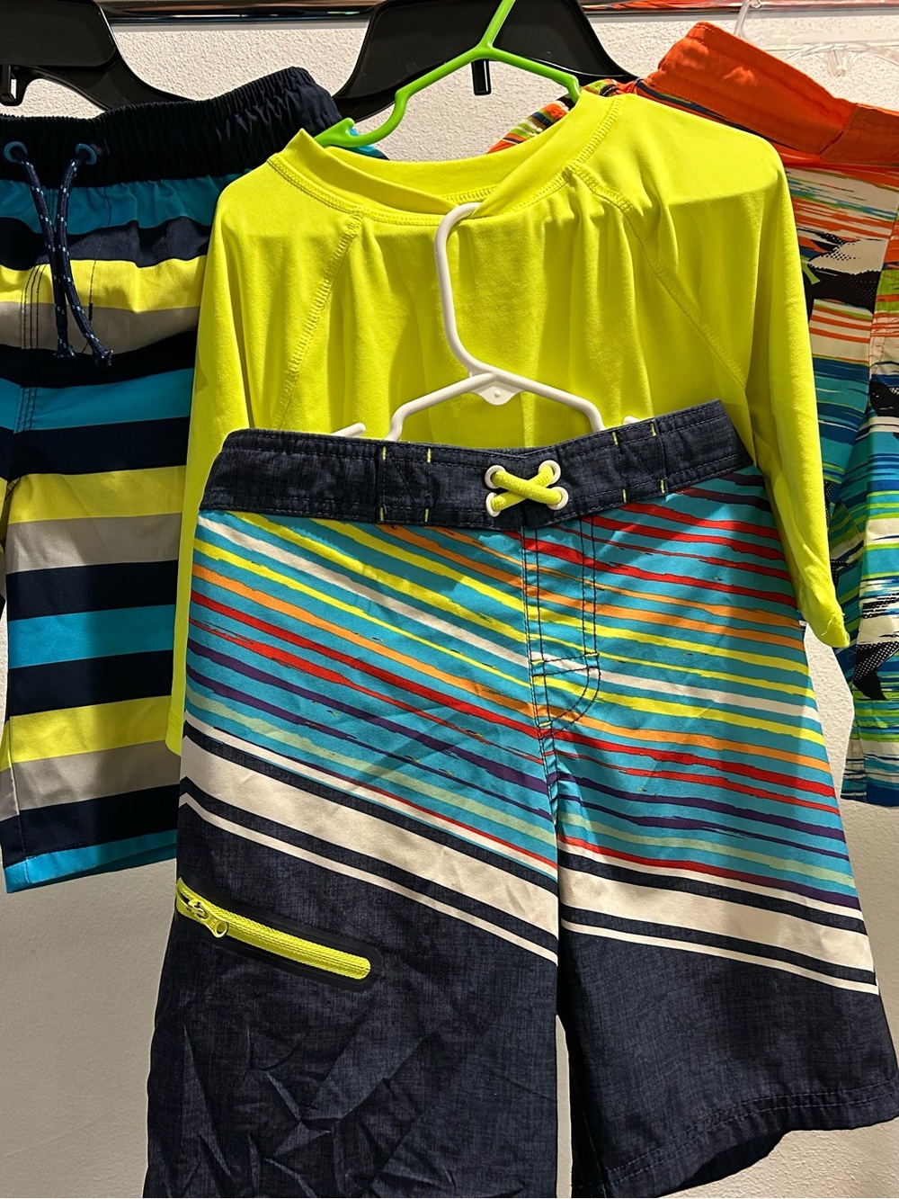 Vibrant Dolphin Swim Shorts boy’s size 7-8 years old